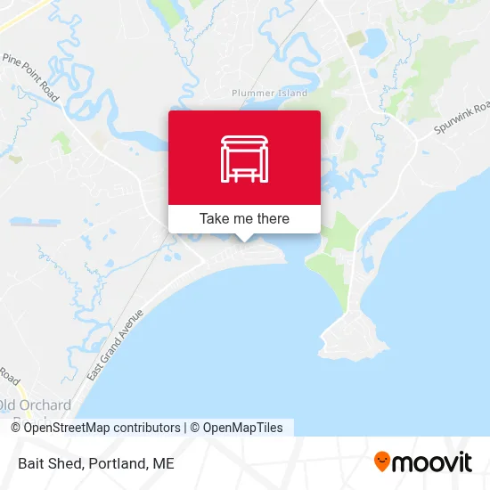 Bait Shed map