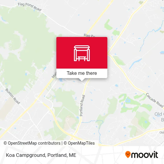 Koa Campground map