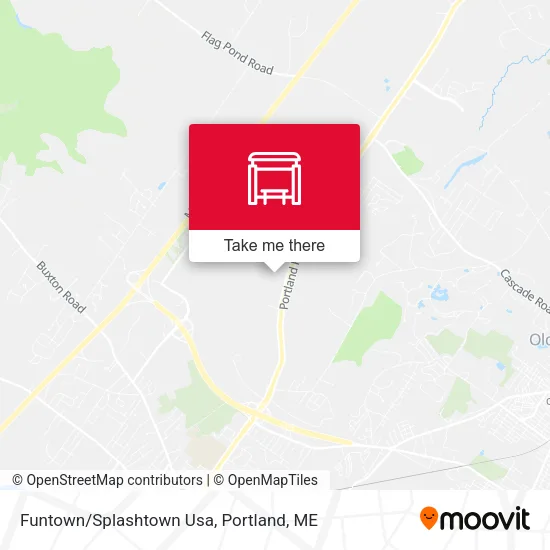 Mapa de Funtown/Splashtown Usa