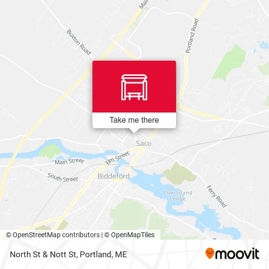 North St & Nott St map