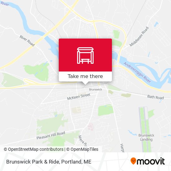 Brunswick Park & Ride map