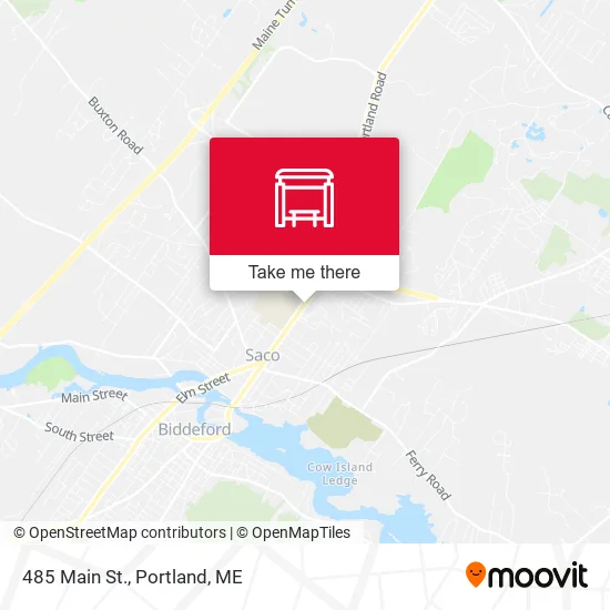 Mapa de 485 Main St.