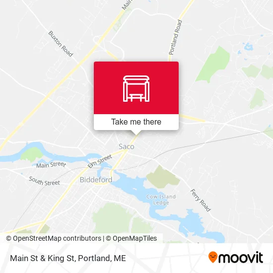 Mapa de Main St & King St