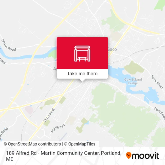 189 Alfred Rd - Martin Community Center map