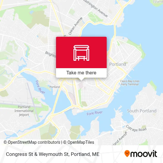 Congress St & Weymouth St map