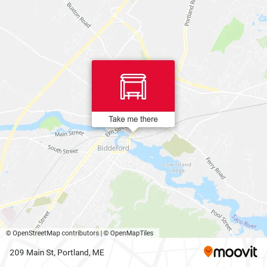 Mapa de 209 Main St