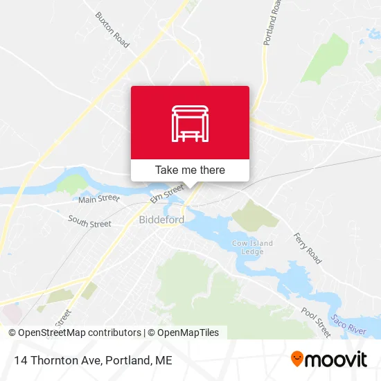Mapa de 14 Thornton Ave