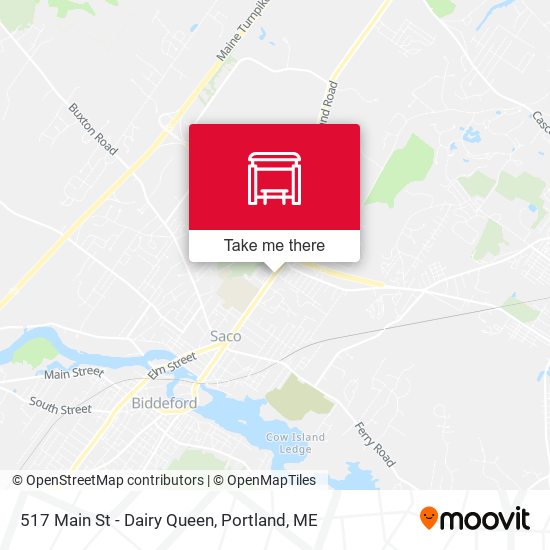 517 Main St - Dairy Queen map