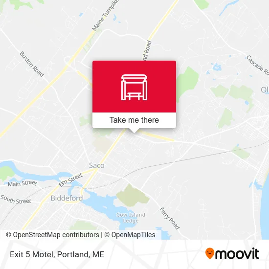 Exit 5 Motel map