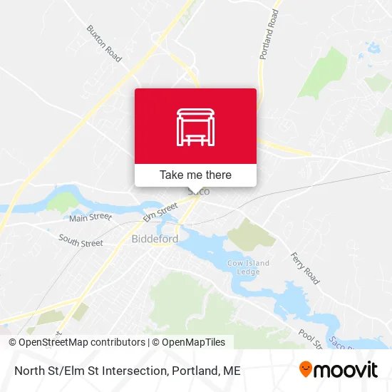 Mapa de North St/Elm St Intersection