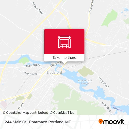 Mapa de 244 Main St - Pharmacy