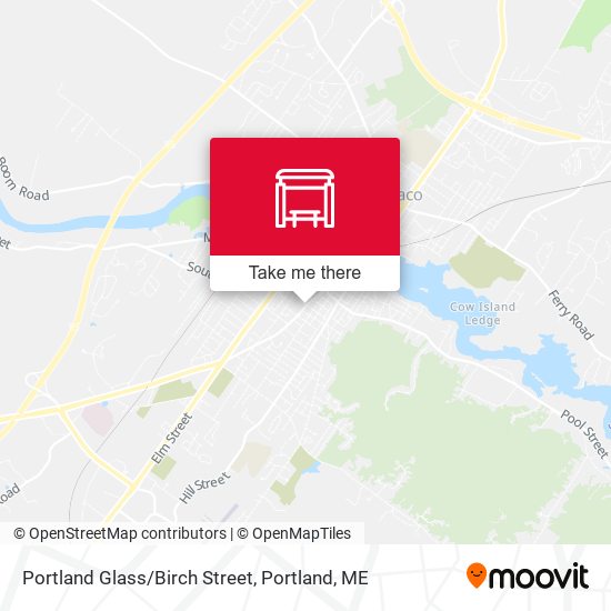 Portland Glass/Birch Street map