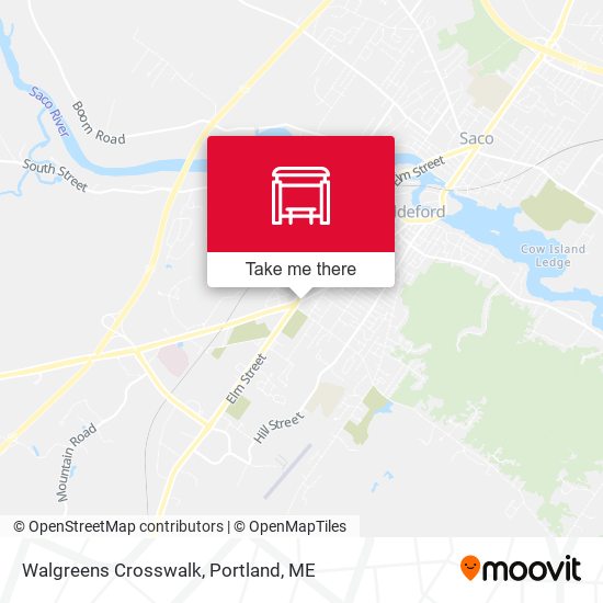 Walgreens Crosswalk map