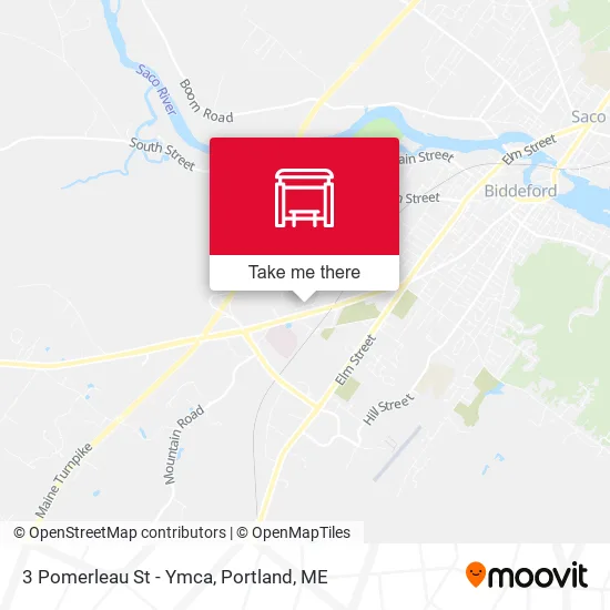 Mapa de 3 Pomerleau St - Ymca