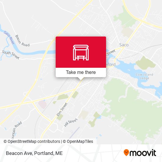 Beacon Ave map