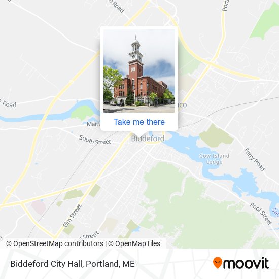 Biddeford City Hall map