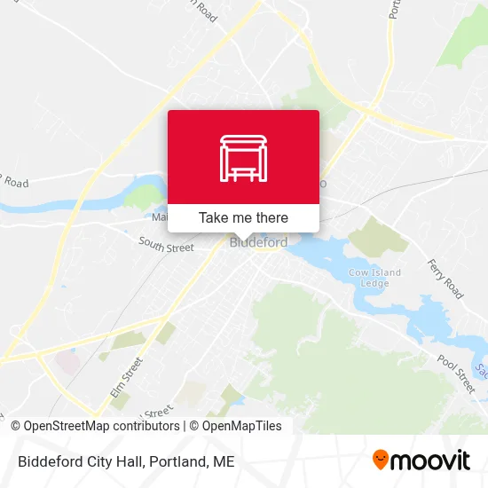 Biddeford City Hall map