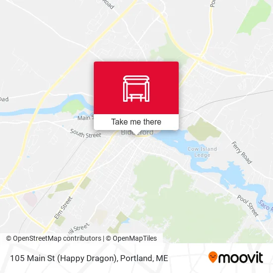 Mapa de 105 Main St (Happy Dragon)