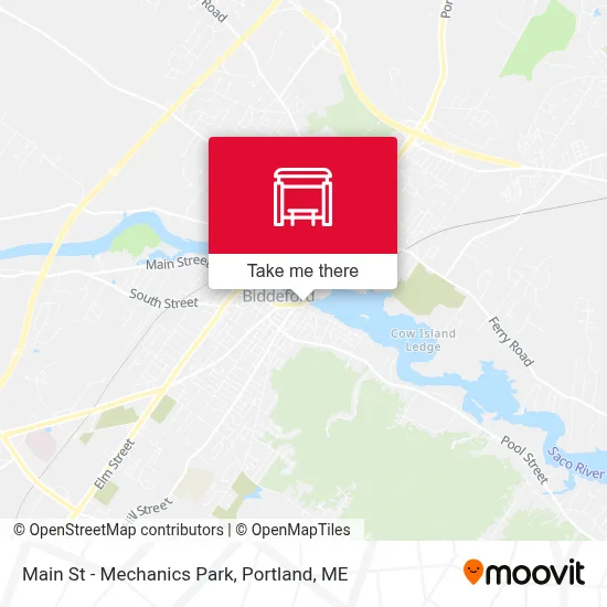 Main St - Mechanics Park map