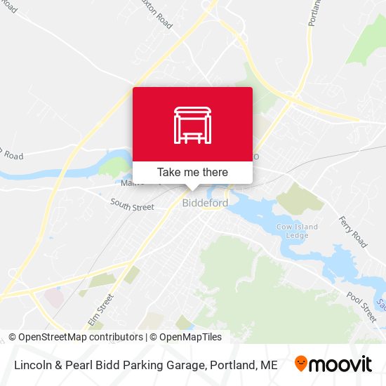 Mapa de Lincoln & Pearl Bidd Parking Garage
