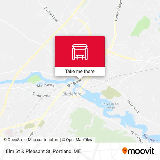Mapa de Elm St & Pleasant St