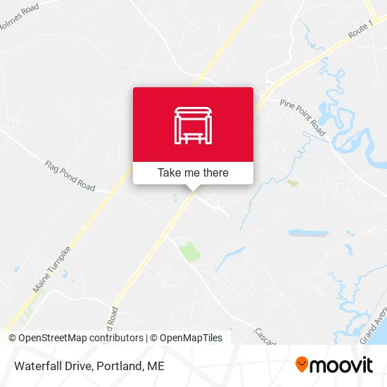 Mapa de Waterfall Drive