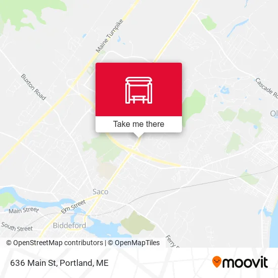 Mapa de 636 Main St