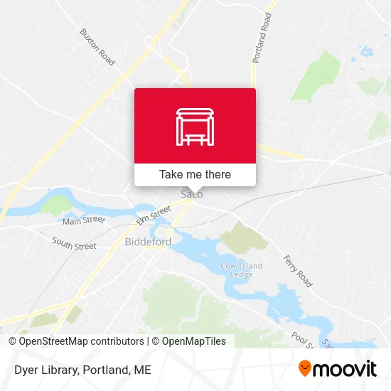 Mapa de Dyer Library