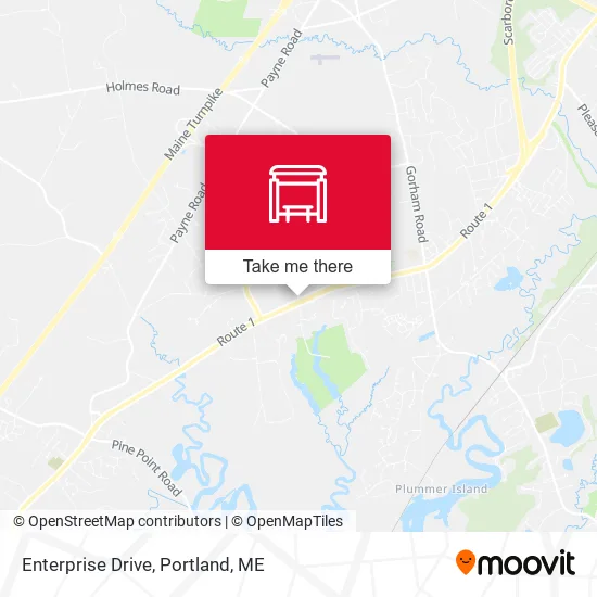 Mapa de Enterprise Drive