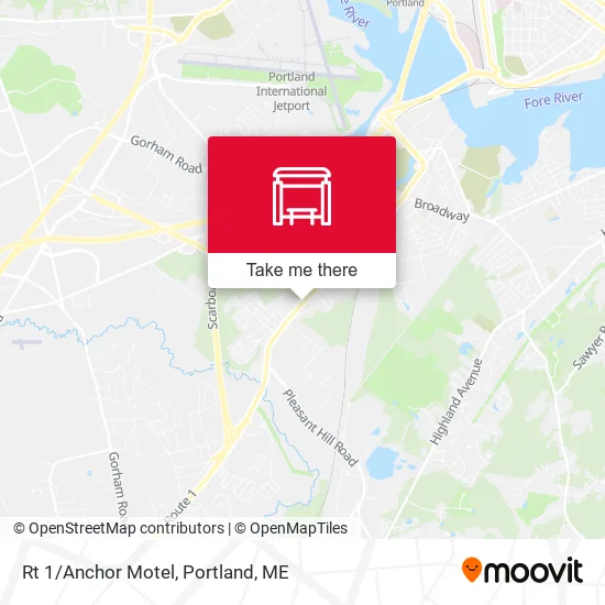 Mapa de Rt 1/Anchor Motel