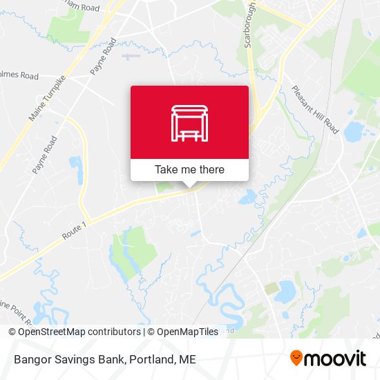 Bangor Savings Bank map
