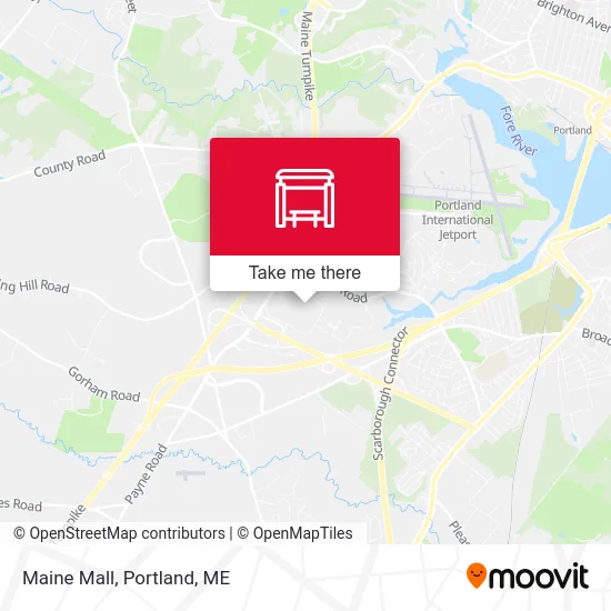Maine Mall map