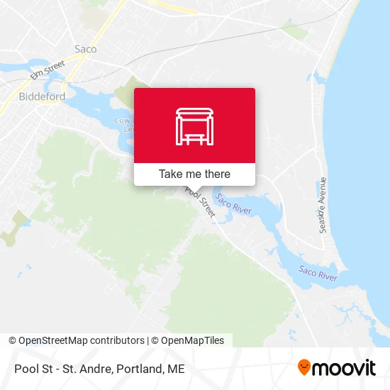 Mapa de Pool St - St. Andre