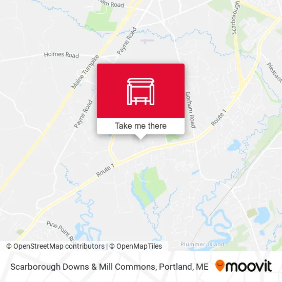 Mapa de Scarborough Downs & Mill Commons