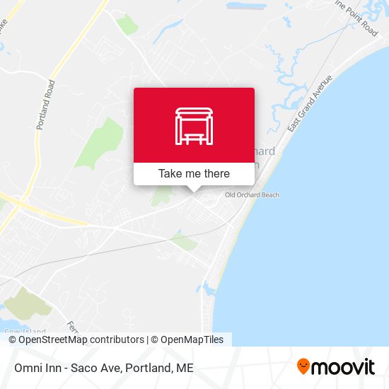Omni Inn - Saco Ave map