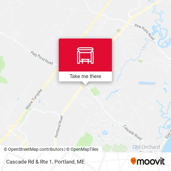 Mapa de Cascade Rd & Rte 1