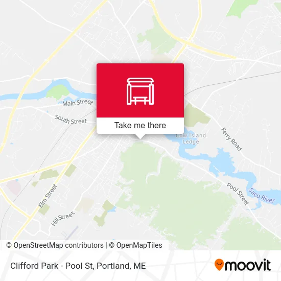 Clifford Park - Pool St map