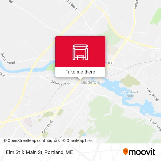 Mapa de Elm St & Main St