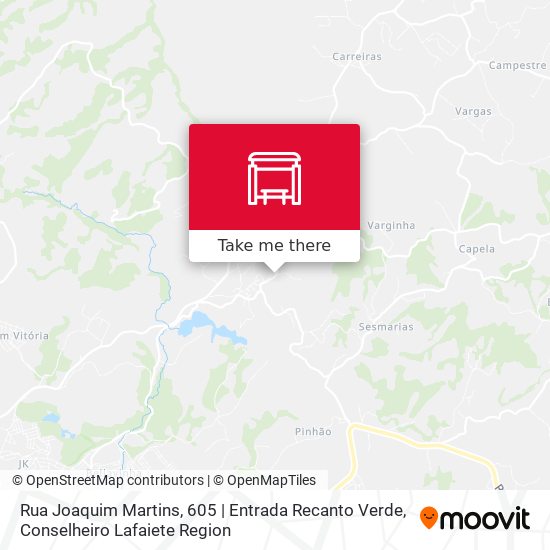 Rua Joaquim Martins, 605 | Entrada Recanto Verde map