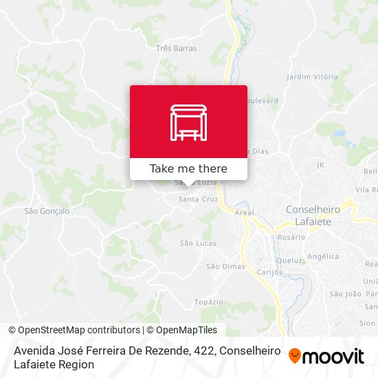Avenida José Ferreira De Rezende, 422 map