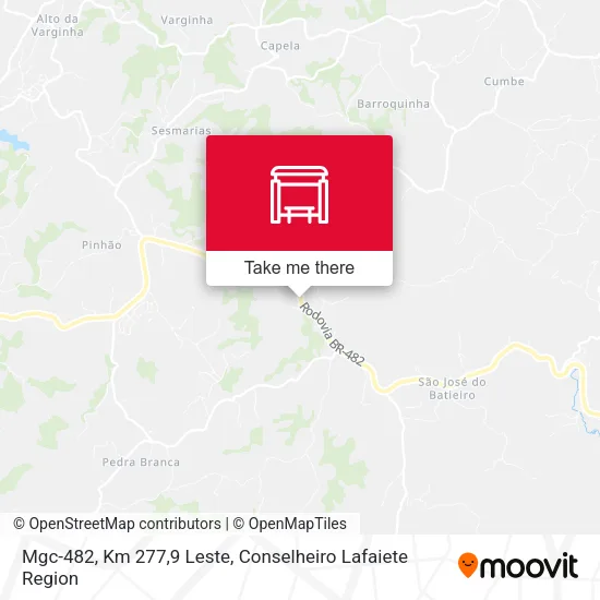 Mgc-482, Km 277,9 Leste map