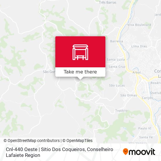 Cnl-440 Oeste | Sítio Dos Coqueiros map
