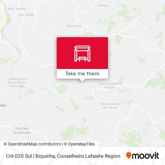 Cnl-020 Sul | Biquinha map
