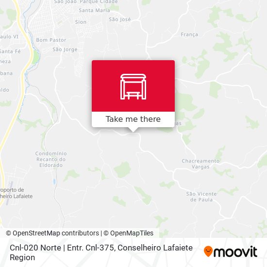 Cnl-020 Norte | Entr. Cnl-375 map