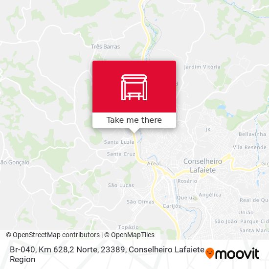 Br-040, Km 628,2 Norte, 23389 map