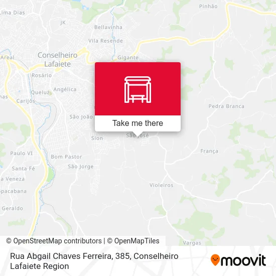 Rua Abgail Chaves Ferreira, 385 map