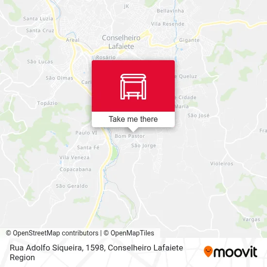 Rua Adolfo Siqueira, 1598 map