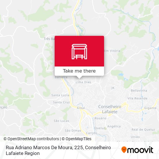 Rua Adriano Marcos De Moura, 225 map