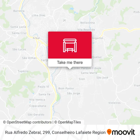 Rua Alfredo Zebral, 299 map