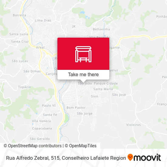 Rua Alfredo Zebral, 515 map